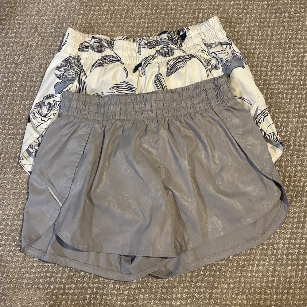 Set of 2 Athleta running shorts, small, gently worn